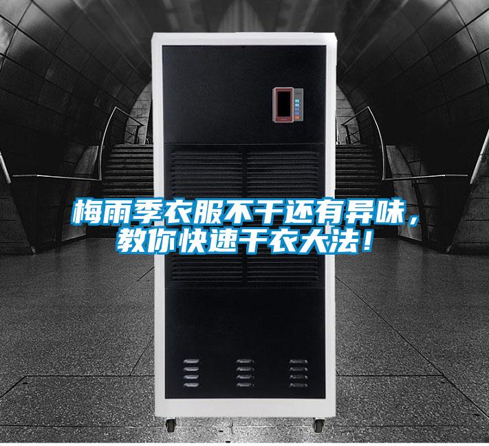 梅雨季衣服不干還有異味，教你快速干衣大法！
