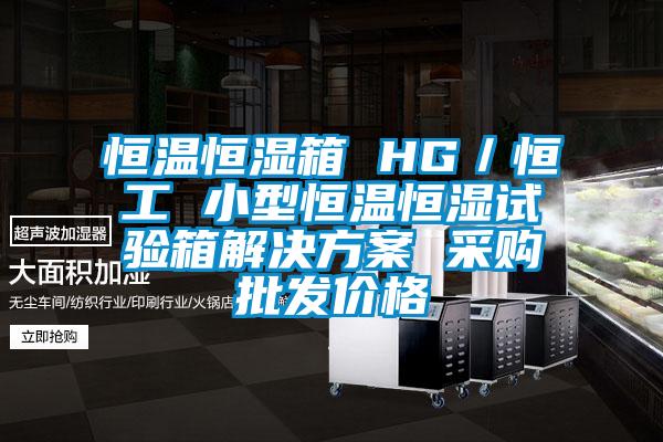 恒溫恒濕箱 HG/恒工 小型恒溫恒濕試驗箱解決方案 采購批發(fā)價格