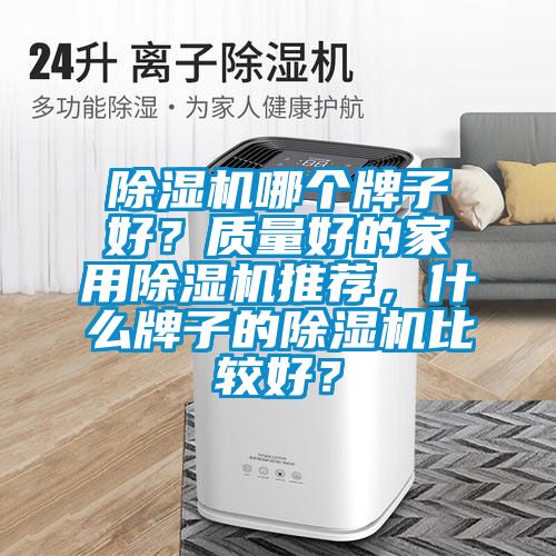 除濕機(jī)哪個(gè)牌子好？質(zhì)量好的家用除濕機(jī)推薦，什么牌子的除濕機(jī)比較好？